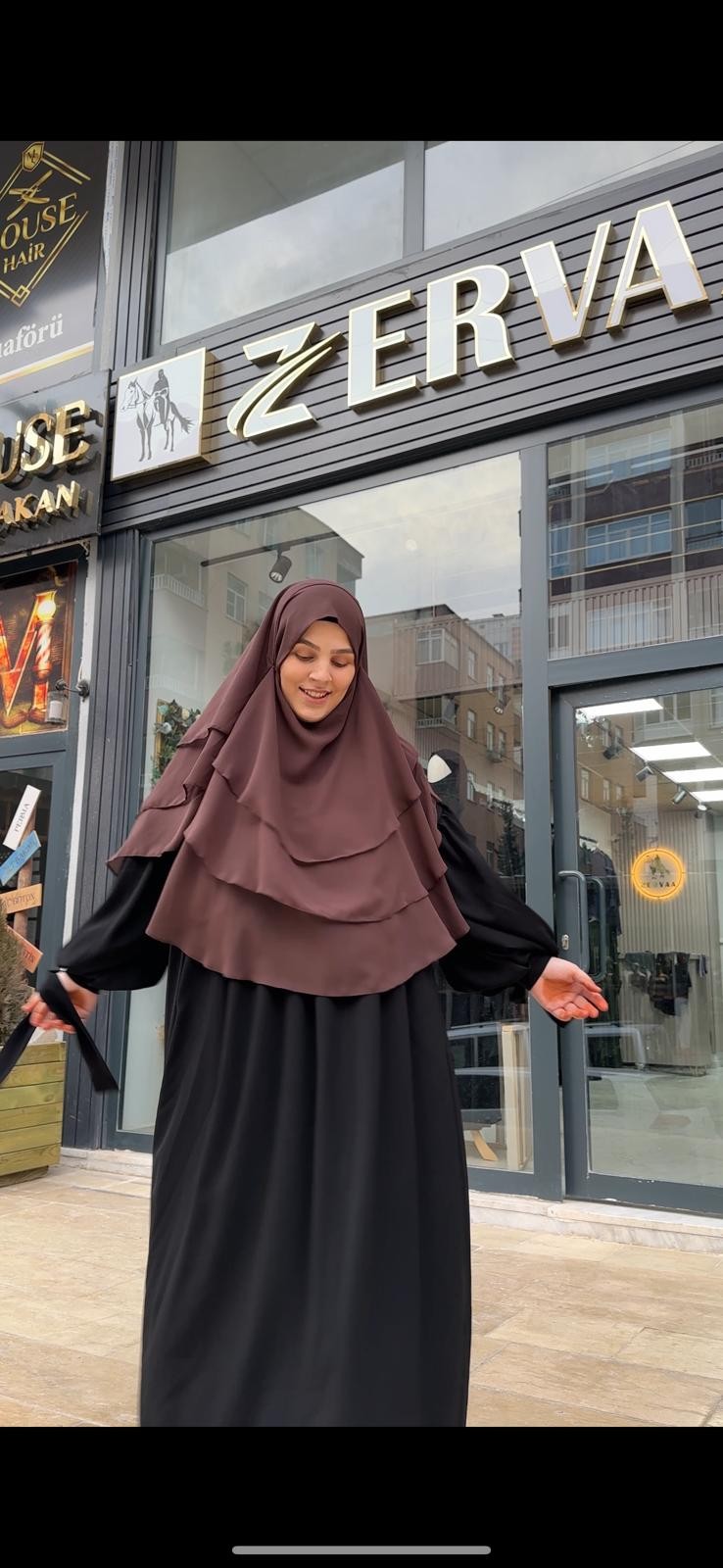 SİYAH ELİF ABAYA