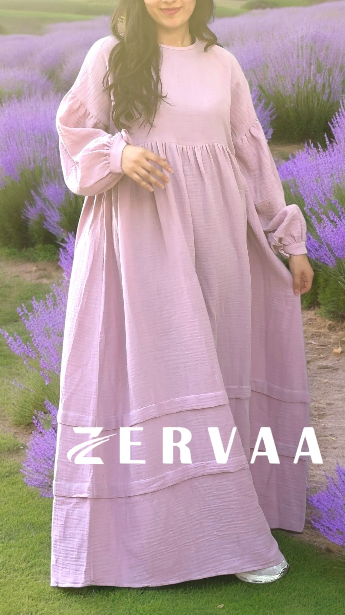 MÜSLİM ELBİSE LİLA 