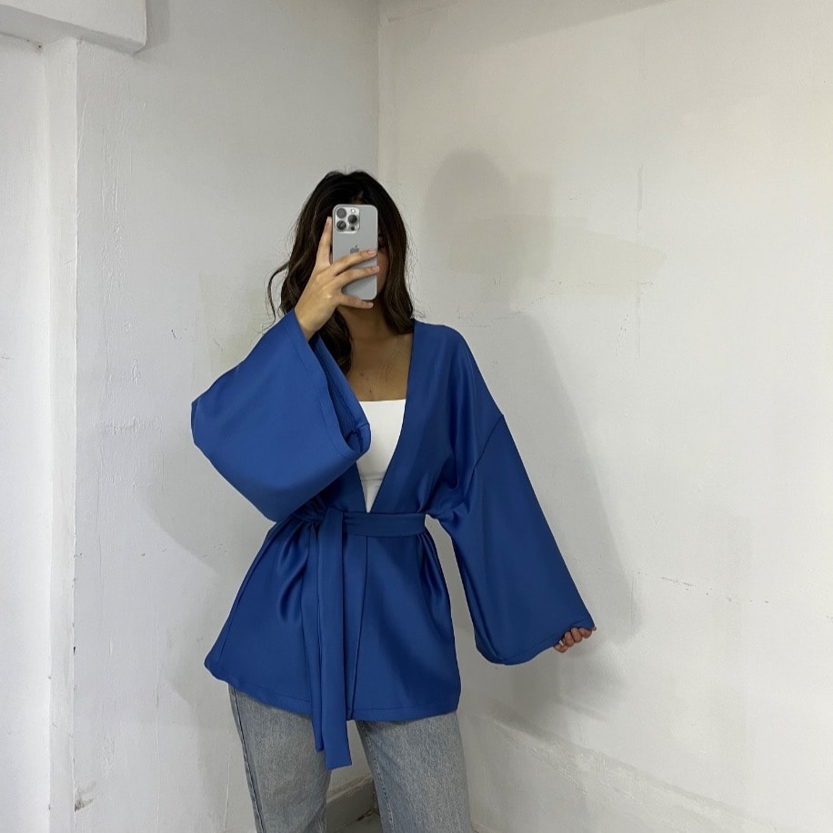 Basic kimono - Mavi