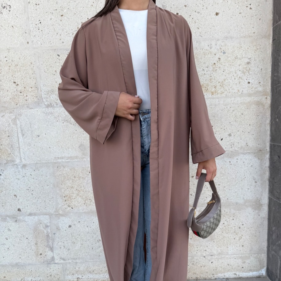 Basic abaya - Sütlü kahve