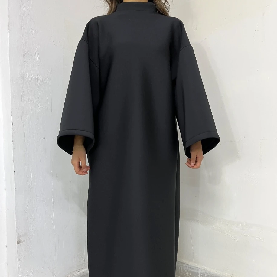 Basic elbise - Siyah