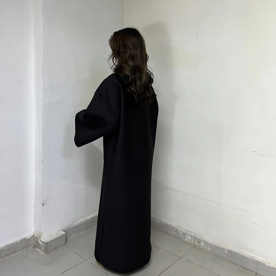 Basic elbise - Siyah