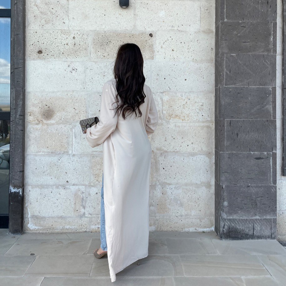 Basic abaya - Krem