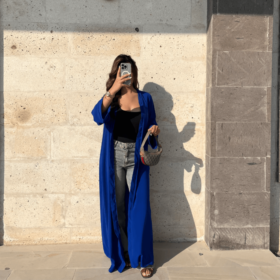 Basic abaya - Saks mavisi