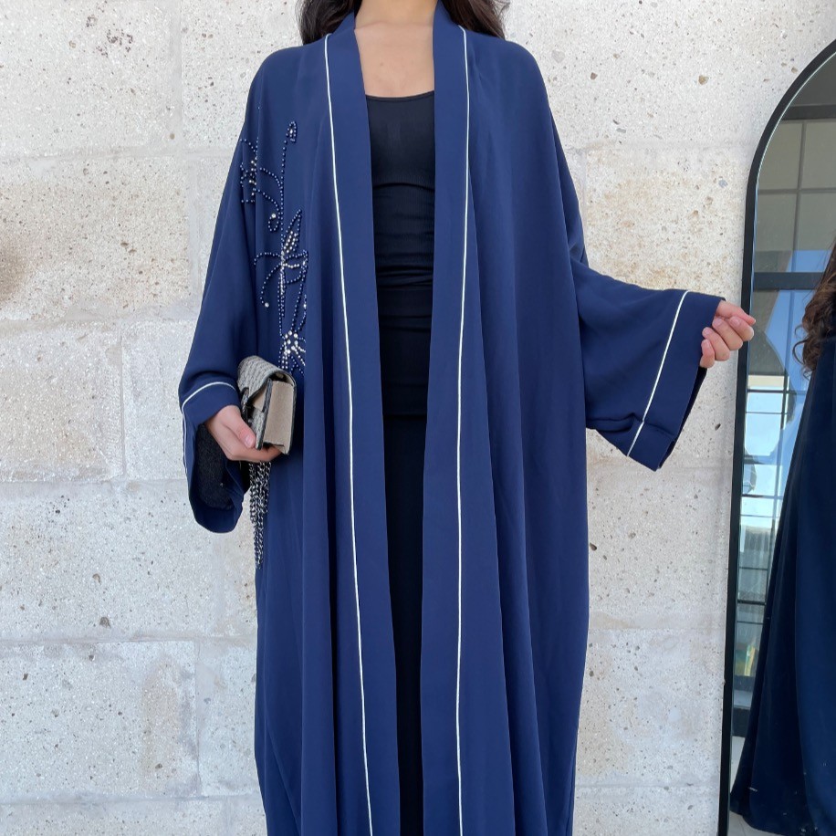 Taş detaylı abaya - Laci