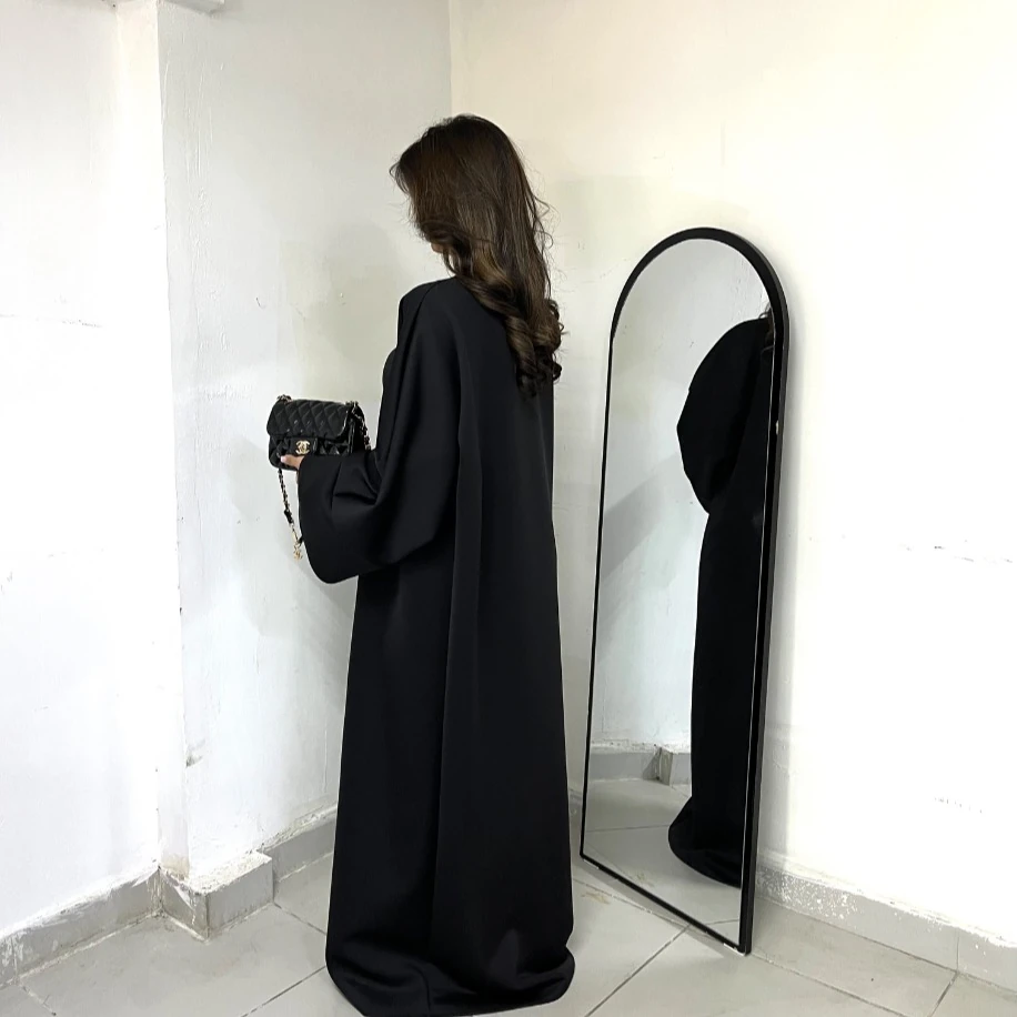 Basic scuba abaya - Siyah