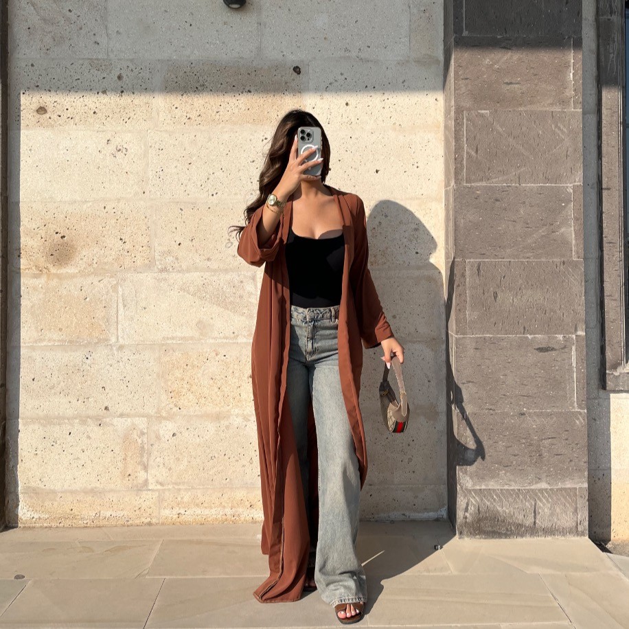 Basic abaya - Kahve