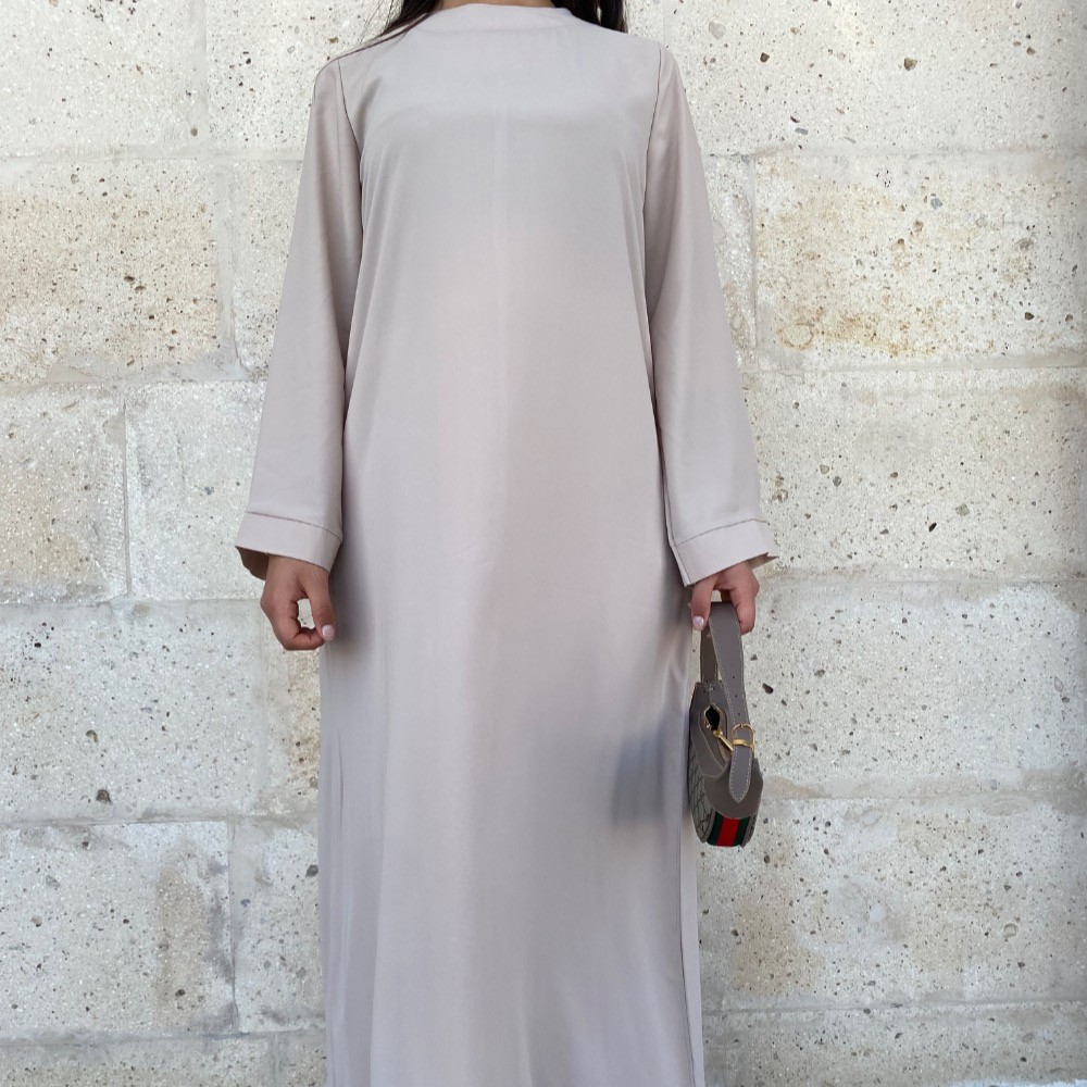 Basic Rana dress - Krem