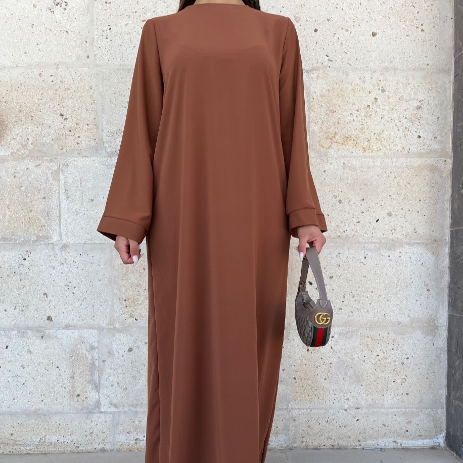 Basic Rana dress - Kahve