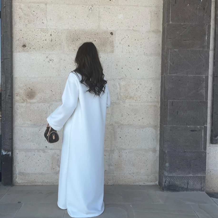 Basıc scuba abaya takım - Beyaz