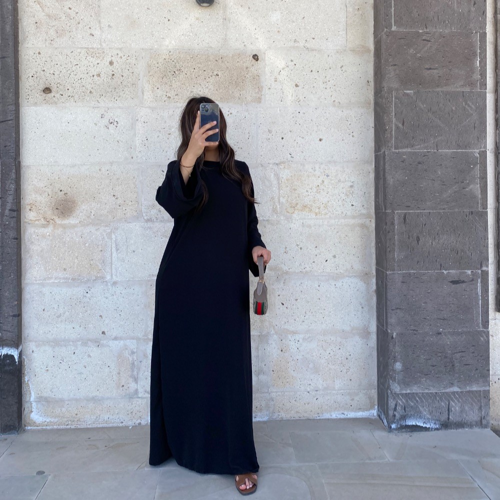Basic Rana dress - Siyah