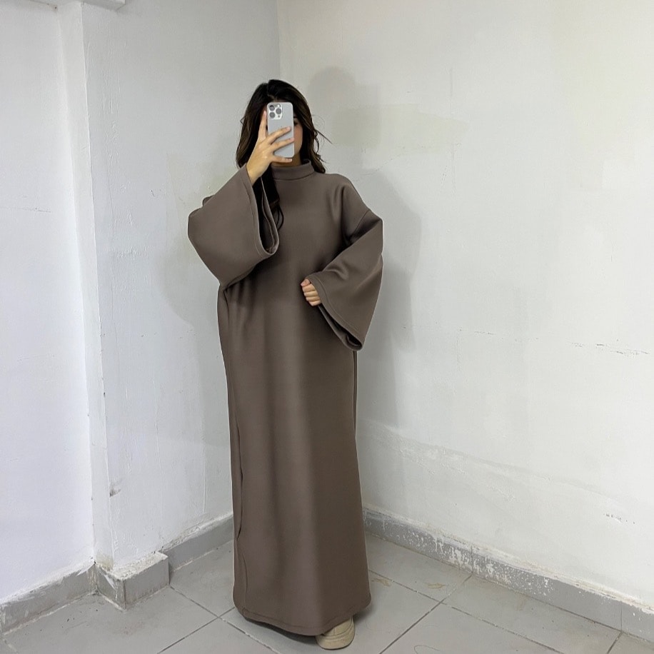 Basic elbise - Vizon