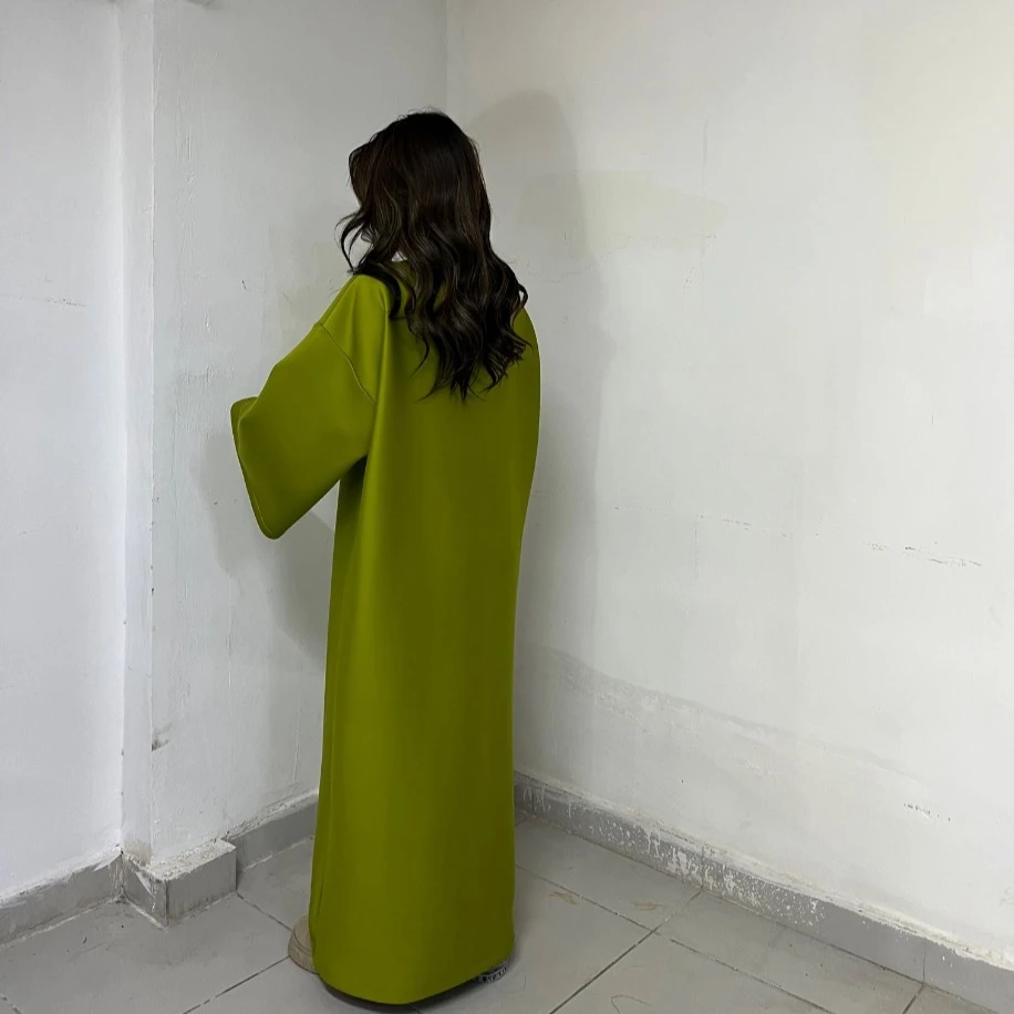 Basic elbise - Fıstık yeşili