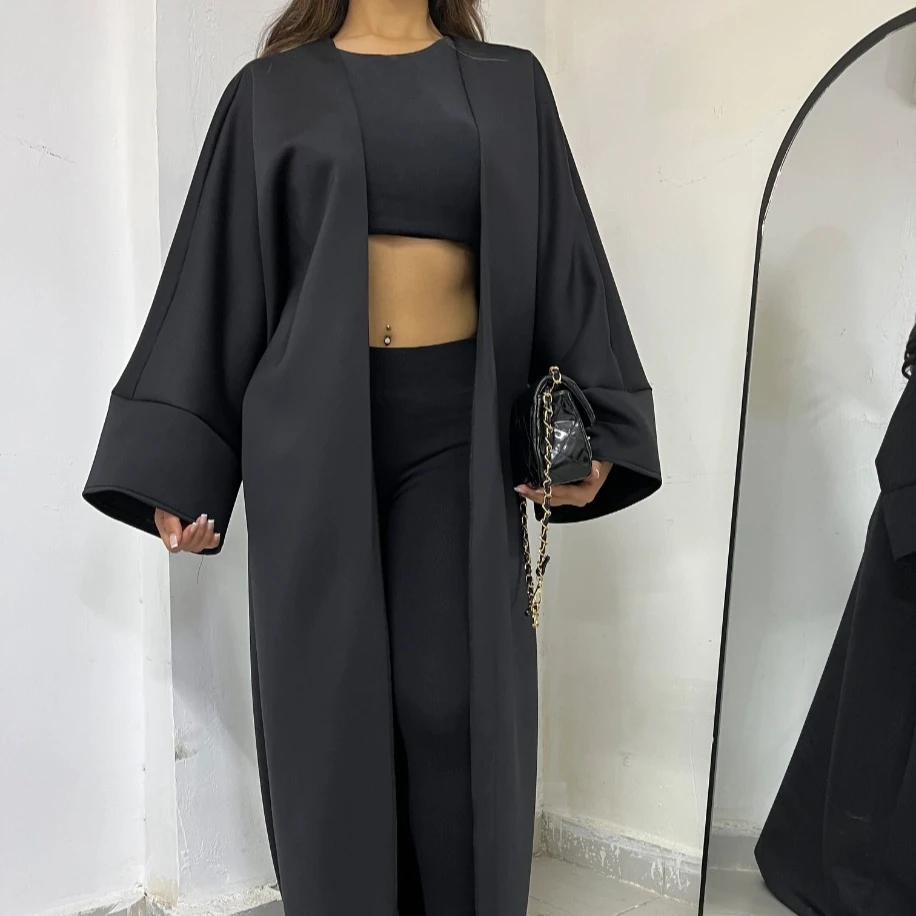 Basic scuba abaya - Siyah