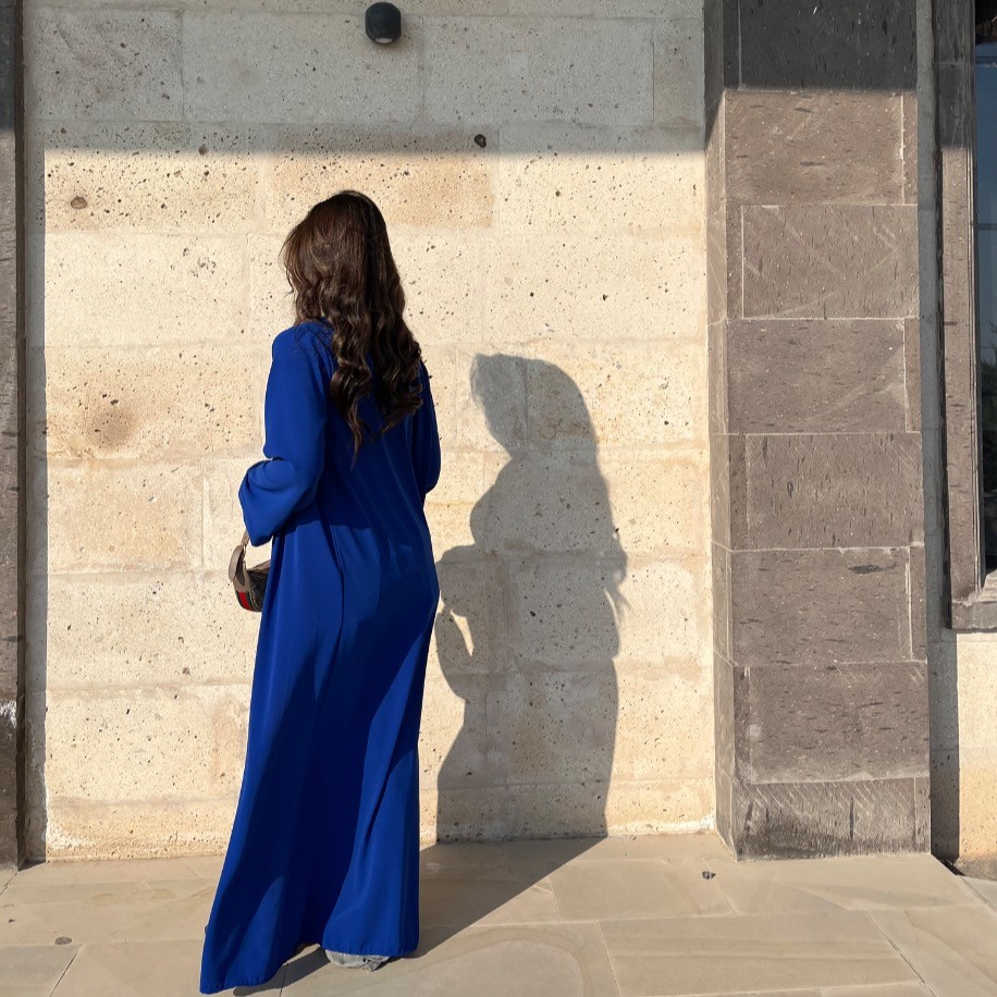 Basic abaya - Saks mavisi