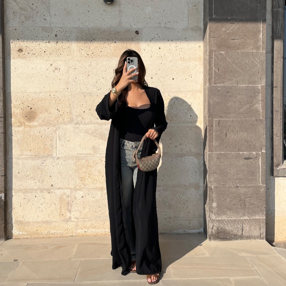 Basic abaya - Siyah