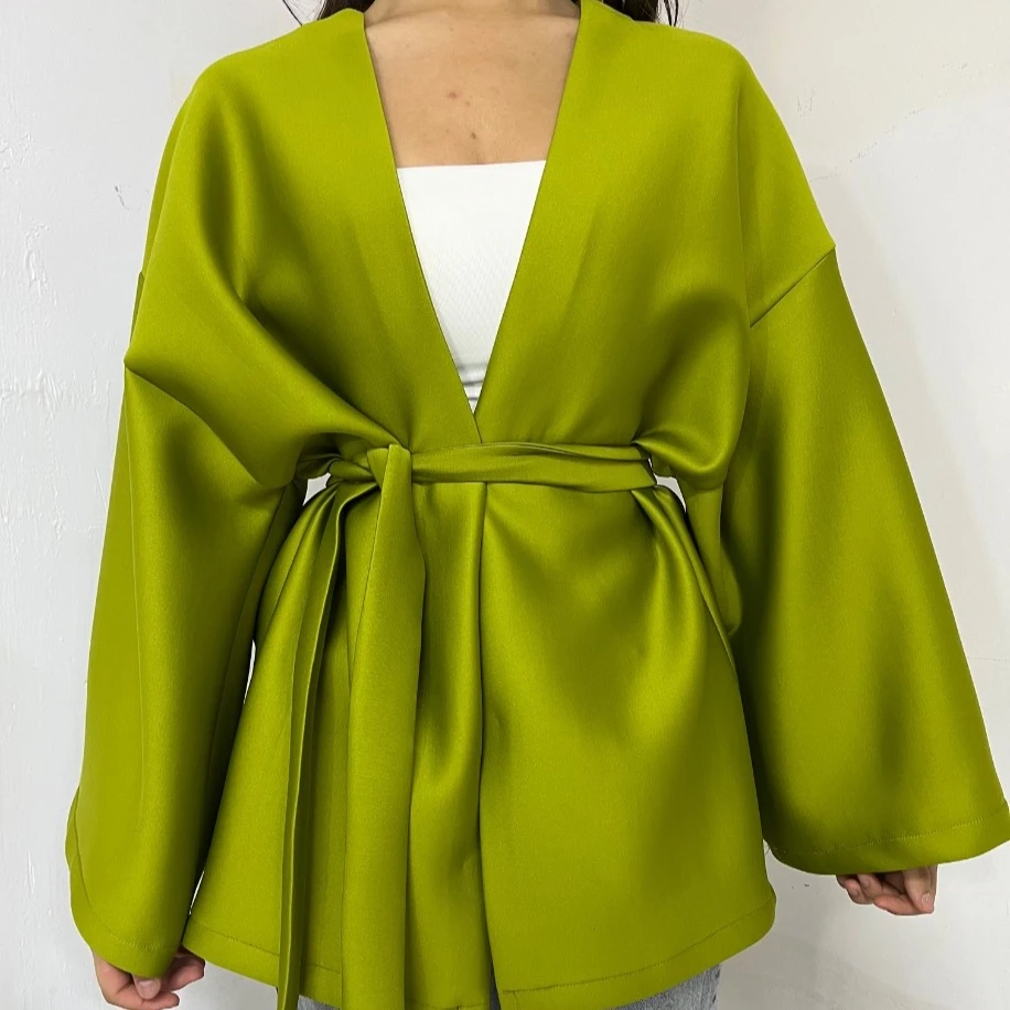 Basic kimono - Fıstık yeşili