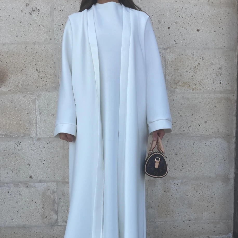 Basıc scuba abaya takım - Beyaz