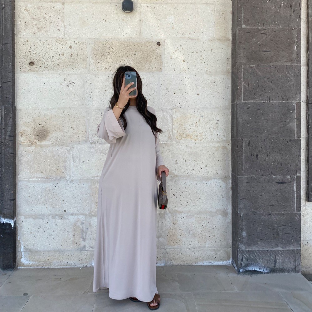 Basic Rana dress - Krem