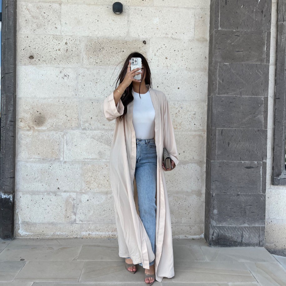 Basic abaya - Krem