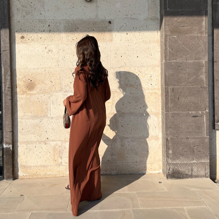 Basic abaya - Kahve