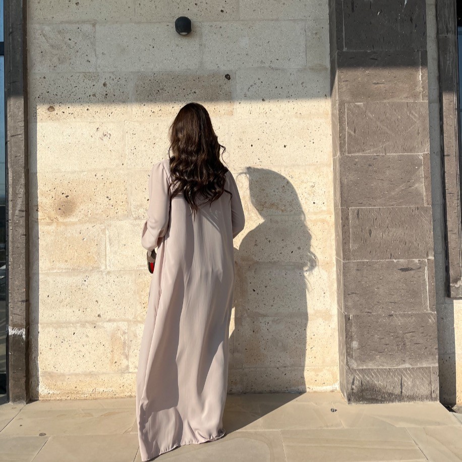 Basic abaya - Krem
