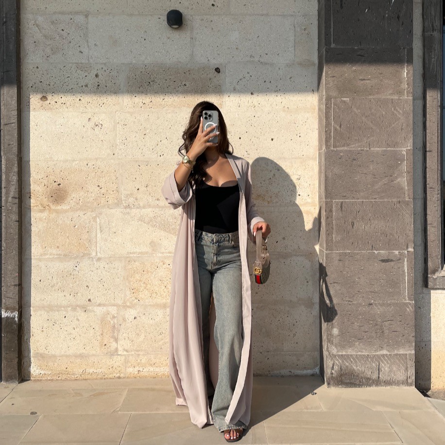 Basic abaya - Krem