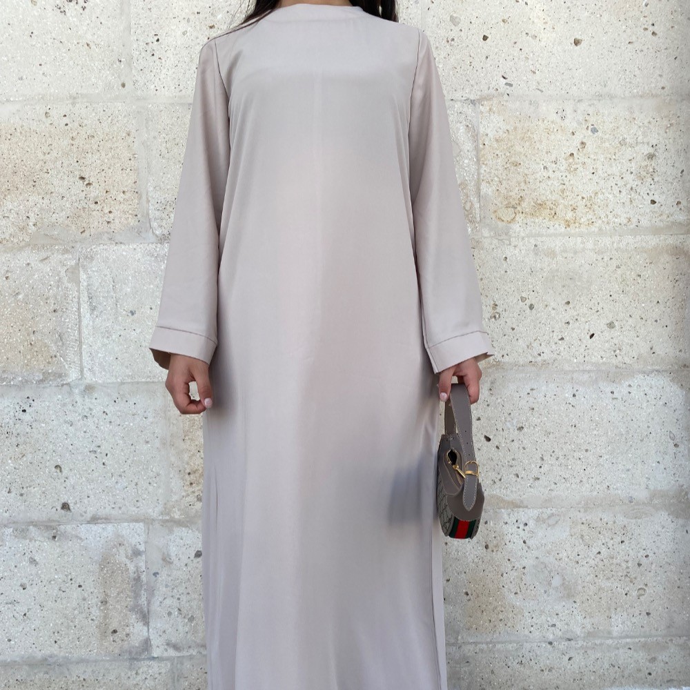 Basic Rana dress - Krem