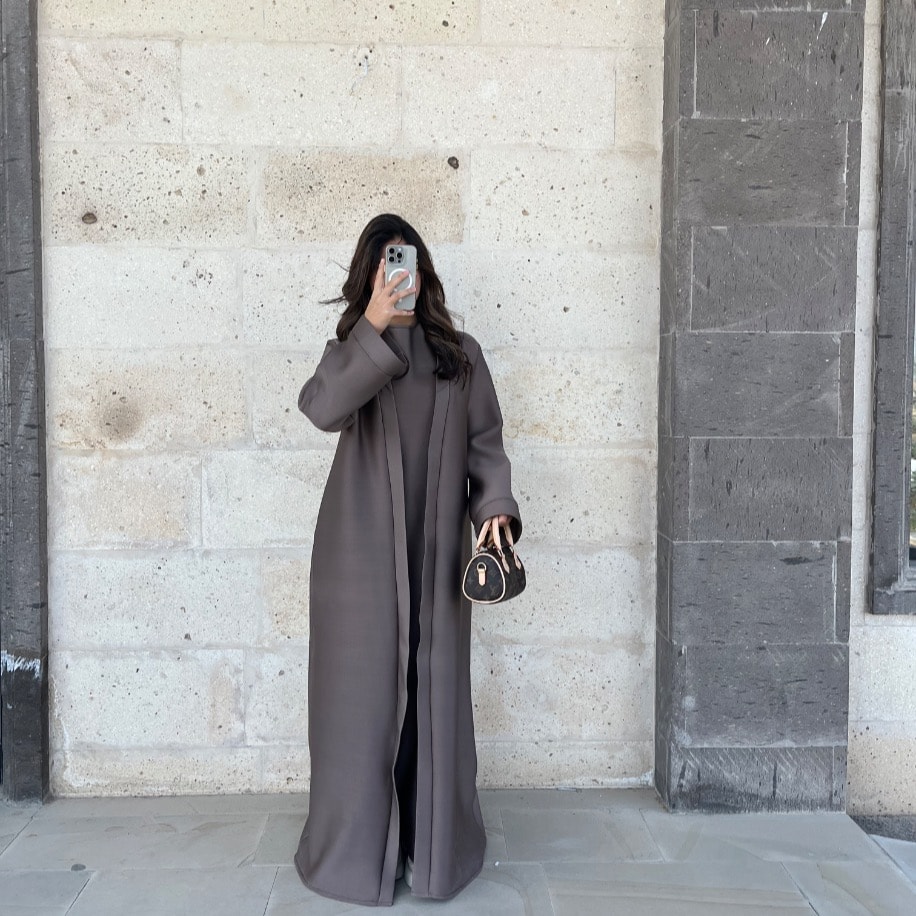 Basıc scuba abaya takım - Vizon