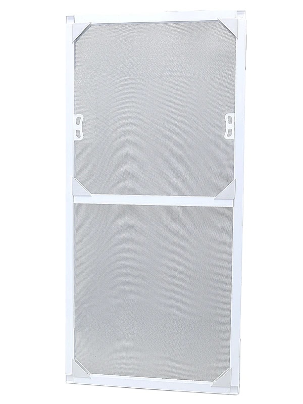 Sabit Sök Tak Kapı Sinekliği (En: 0-90 cm. Boy: 0-210 cm) (Pabuçlu & Dıştan Takma) - Beyaz