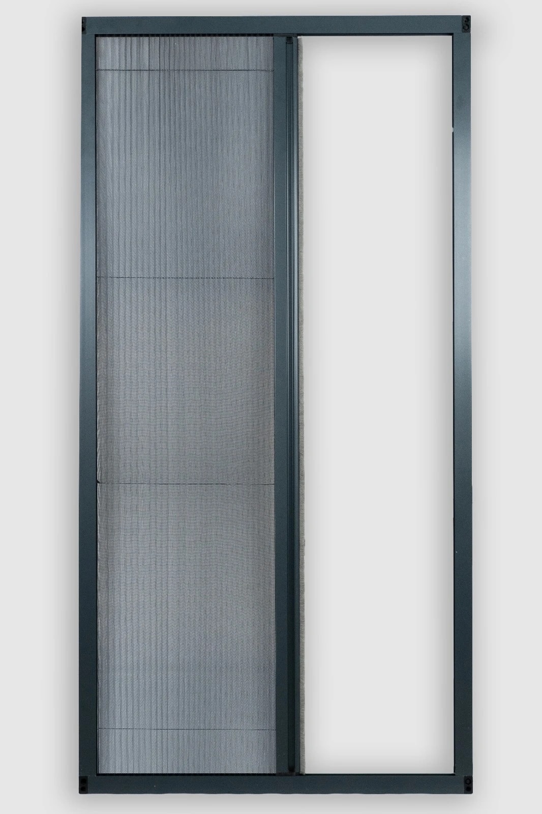 Akordeon Pileli Pilise Pencere Sineklik  70*130 Cm., Istenilen Ölçüde - Antrasit