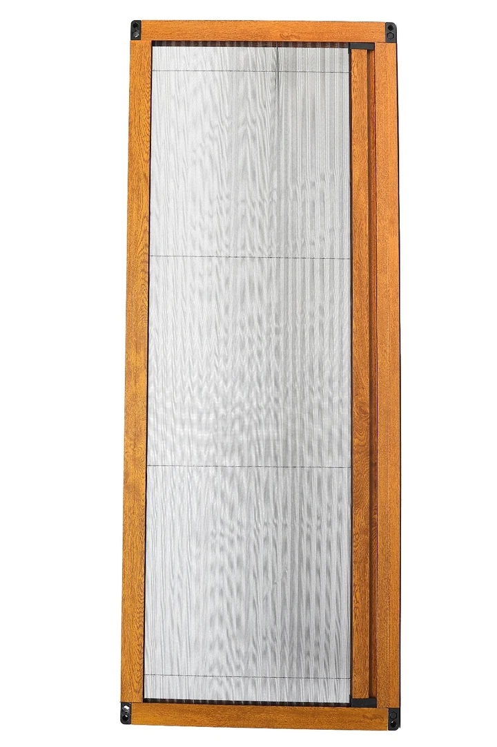 Akordeon Pileli Pilise Pencere Sineklik  70*130 Cm., Istenilen Ölçüde - Kahverengi