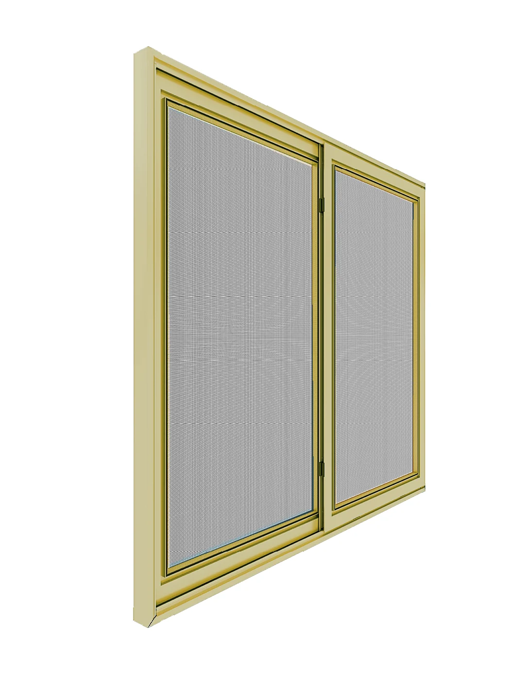 Cam Balkon Sinekliği(Max 200x200 cm) Çift Kanatlı Sürme Sineklik - Bronz