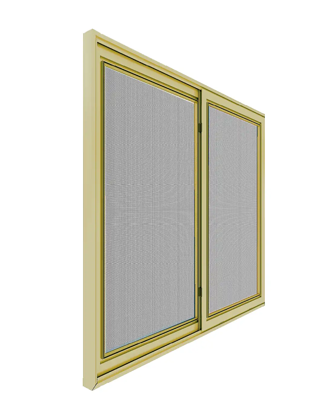 Cam Balkon Sinekliği (Max 300x200 cm) Çift Kanatlı Sürme Sineklik - Bronz