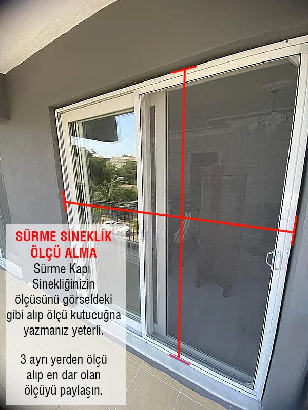 Sürme Sineklik Kapı (240x240), Sürgülü Sineklik, İstediğiniz Ölçülerde