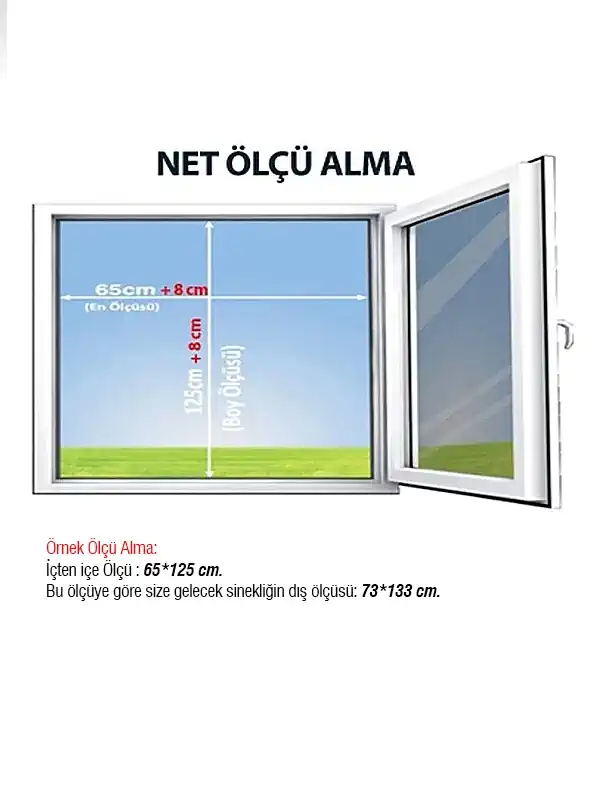 (MAX. 70x130) Yatay KARAVAN Sineklik ve Perde Istediğin Ölçüde  0 Yorum