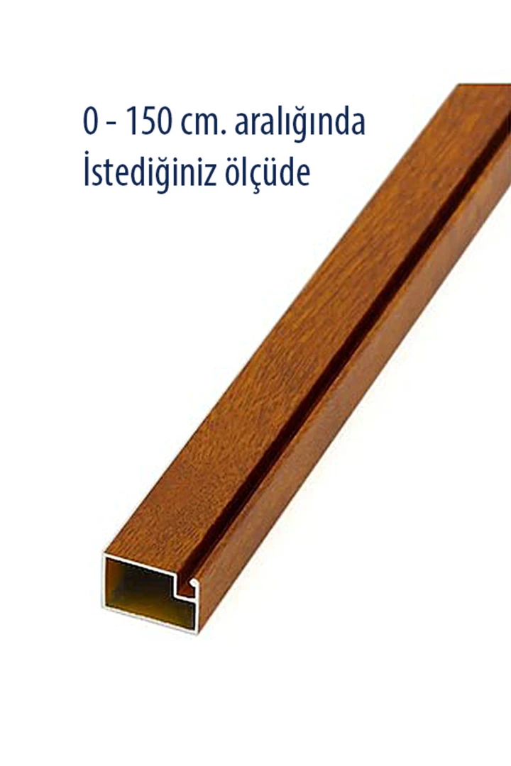 17*25 Sineklik Profili İstenilen Ölçüde 150cm - 220cm - Kahverengi