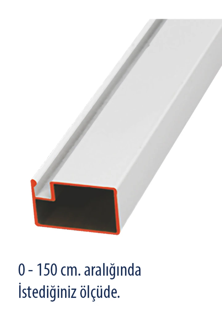 17*25 Sineklik Profili İstenilen Ölçüde 150cm - 220cm - Beyaz