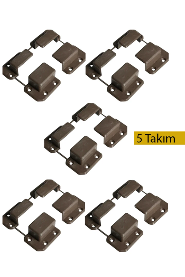 17*25 Sineklik Bağlama 4lü Papuç Siyah 5 takım