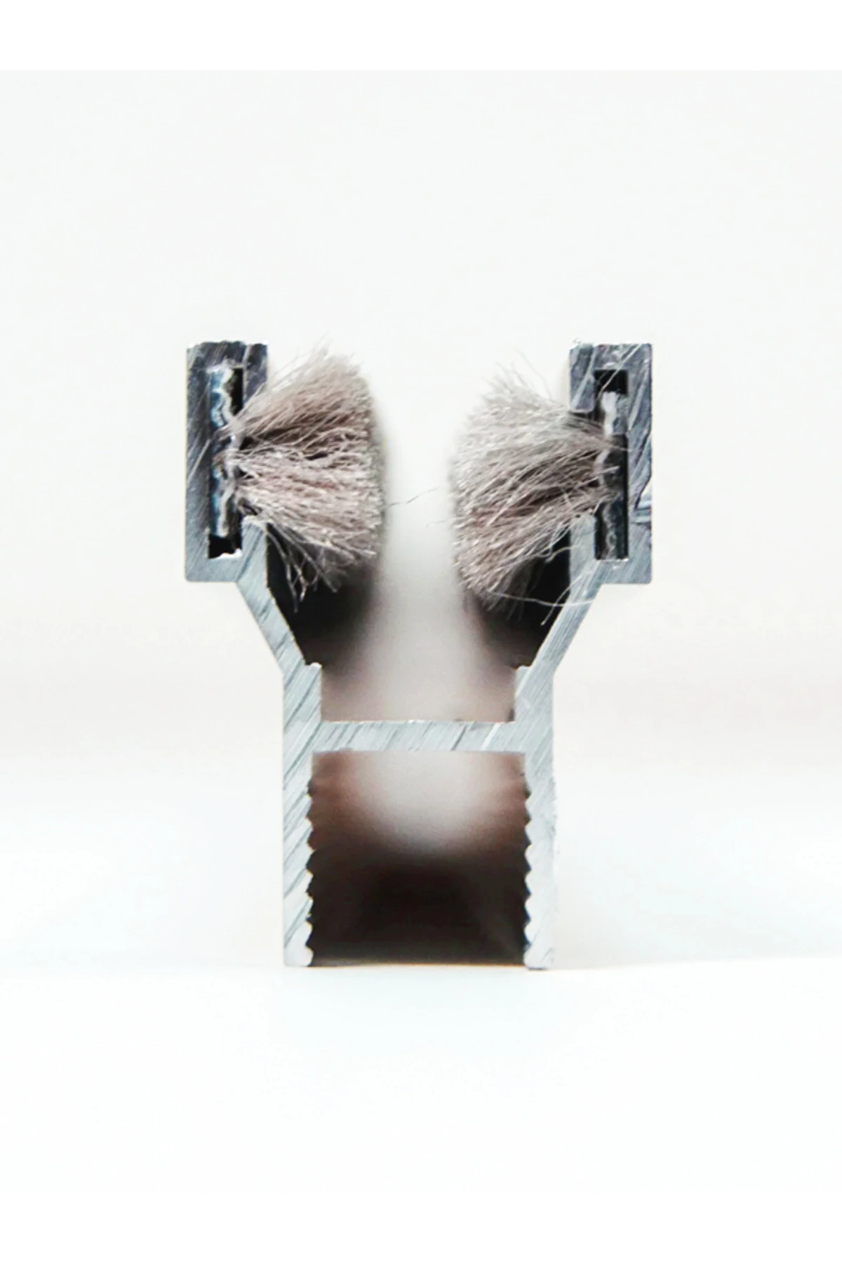 Alüminyum Cam Balkon Büyük H, Ara Çıta Ve Fitili Eloksal Gri 150 Cm. Özel Ölçü Verebilirsiniz