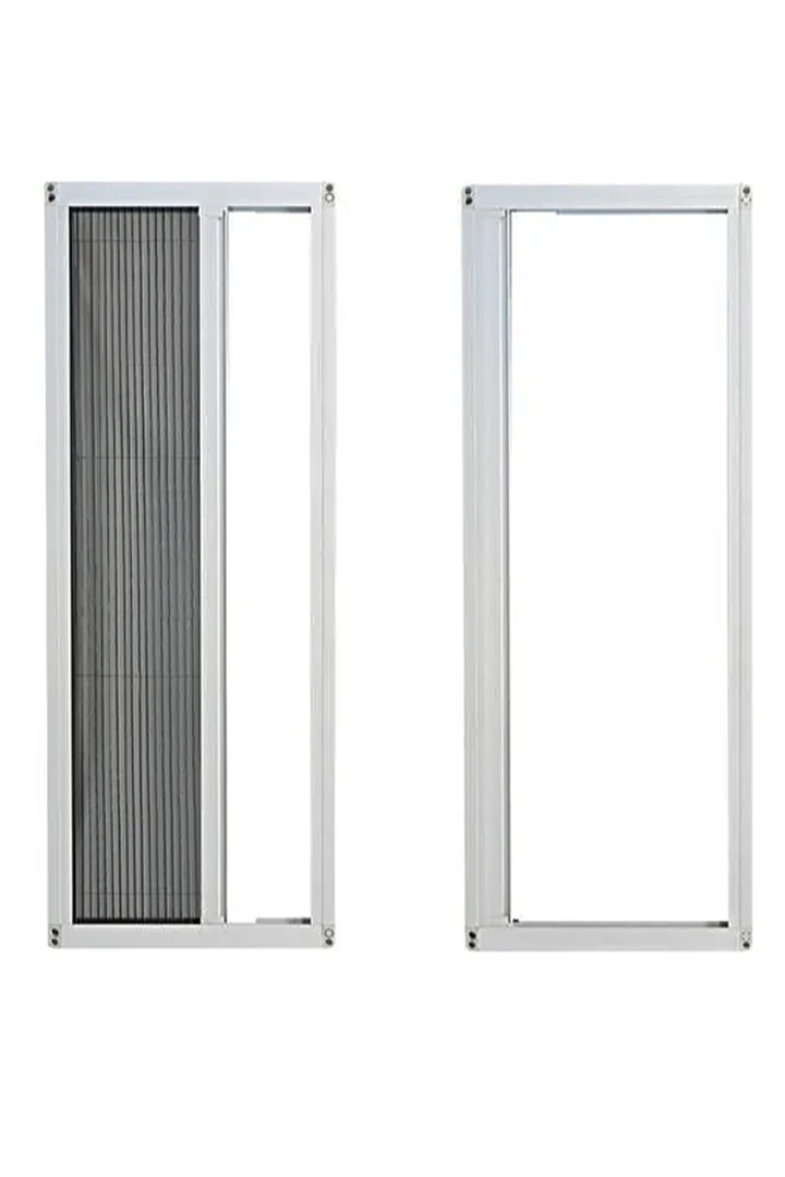 Akordeon Pileli Pilise Kapı Sineklik Beyaz, 90x210 Cm. Istenilen Ölçüde - Beyaz