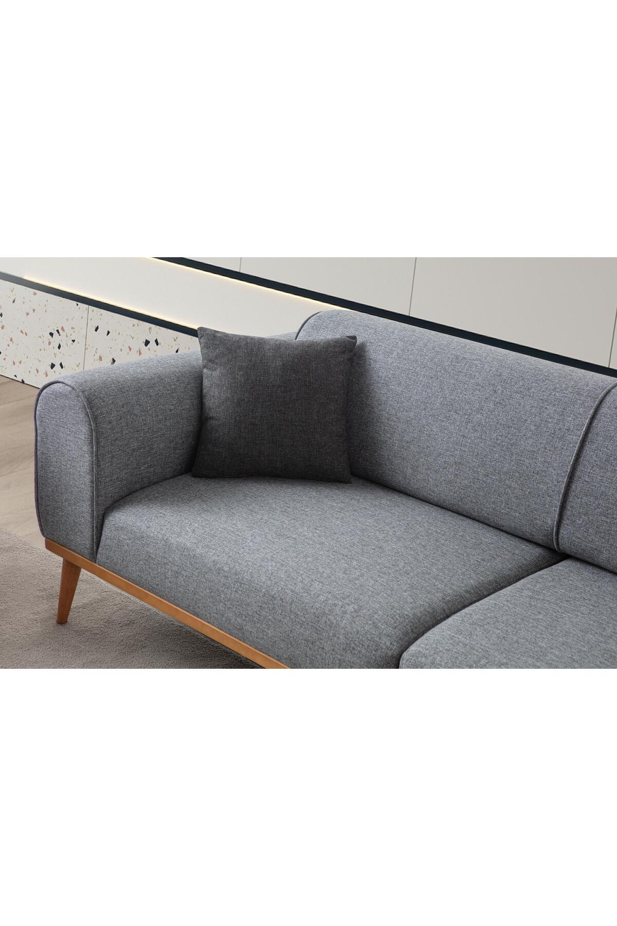 Rebull Üçlü Koltuk Gri