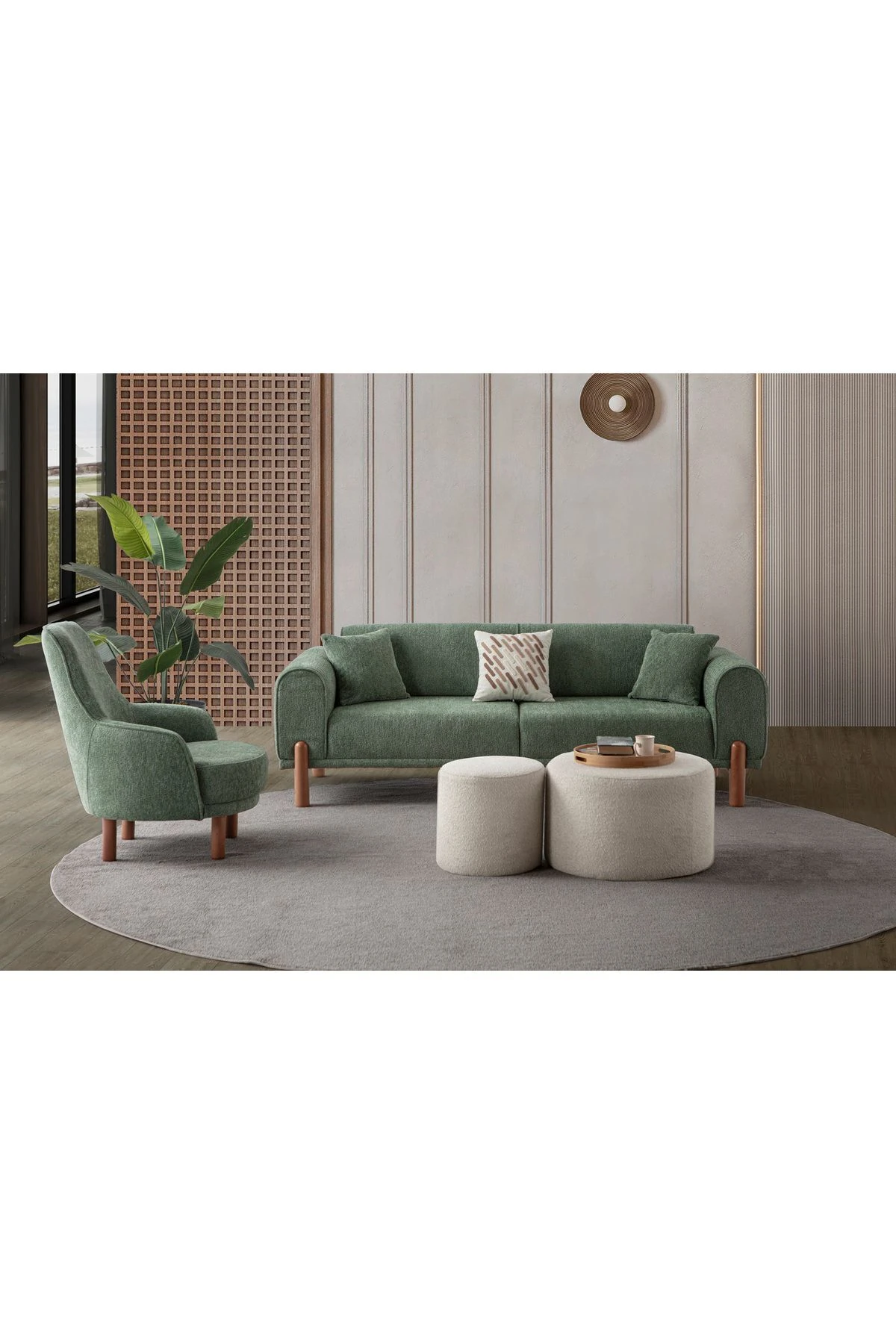 Armoni 3+1 Koltuk Takımı Yeşil