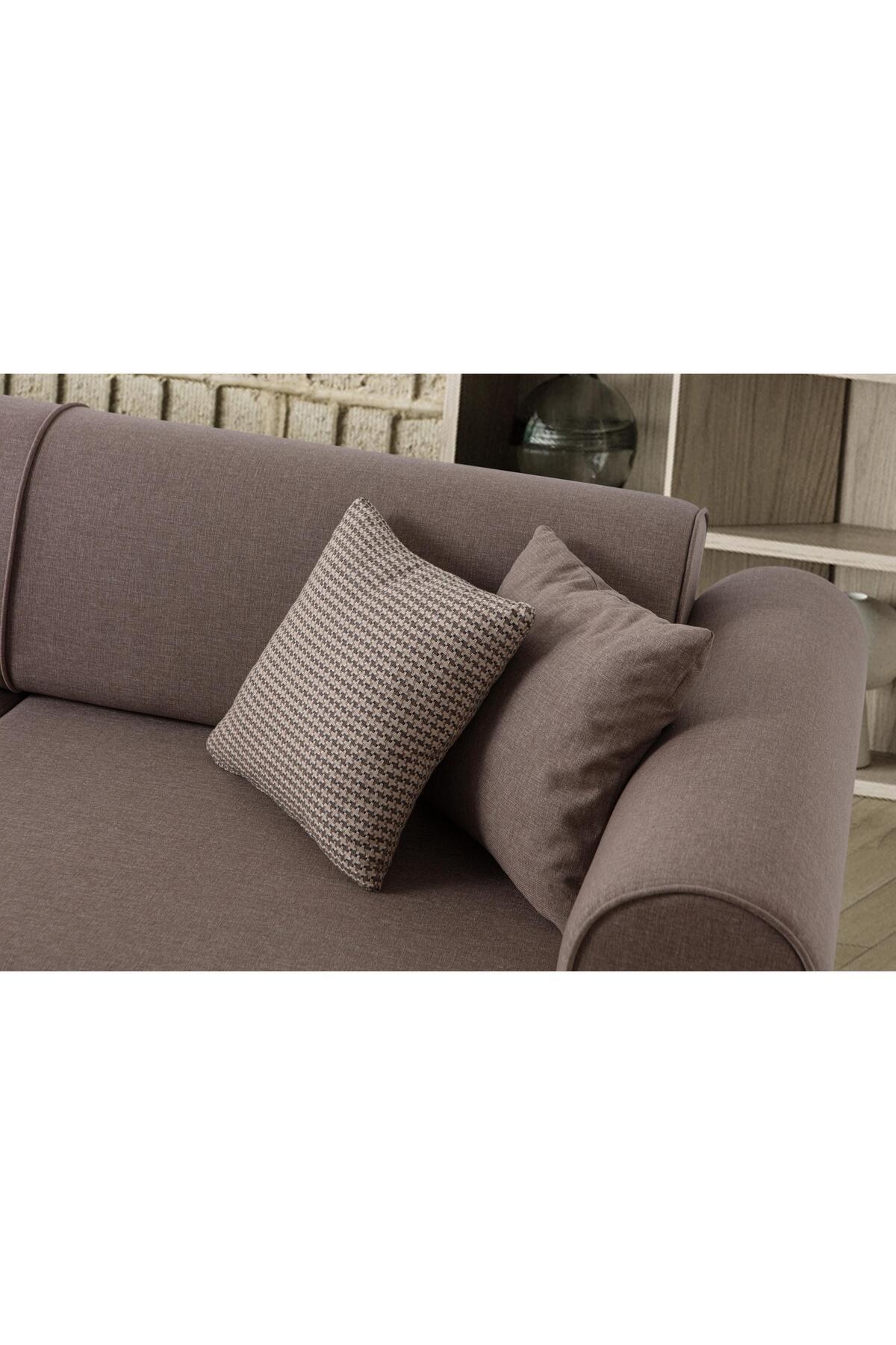 Rebull Üçlü Koltuk Kahverengi