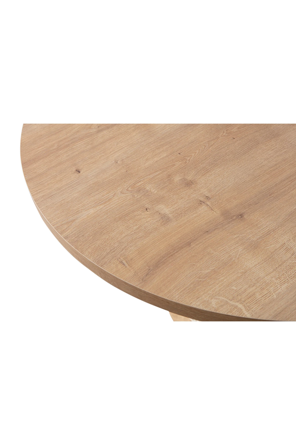 Safir Meşe Yuvarlak Masa