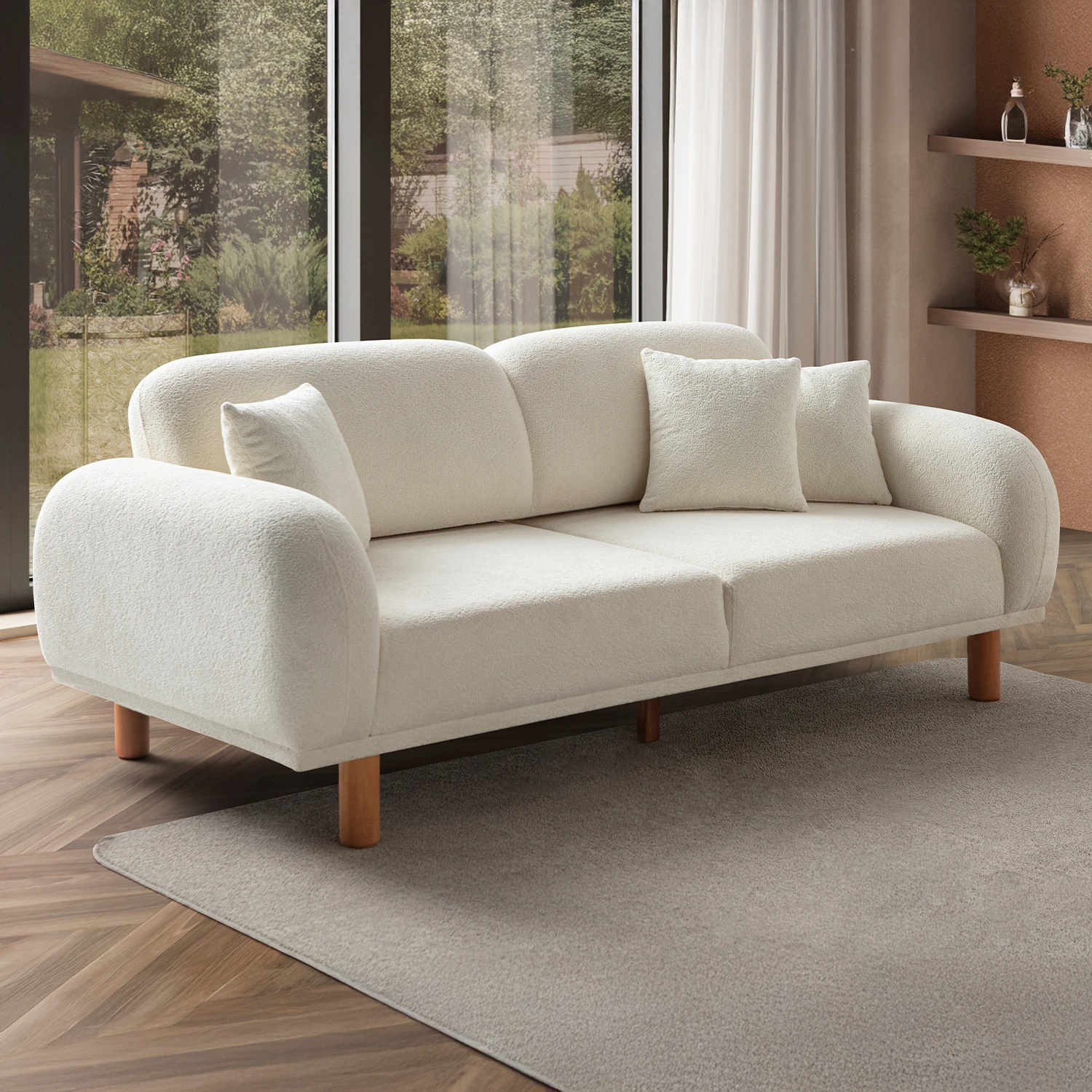 Regnum Koltuk Takımı 3+3+1 Krem