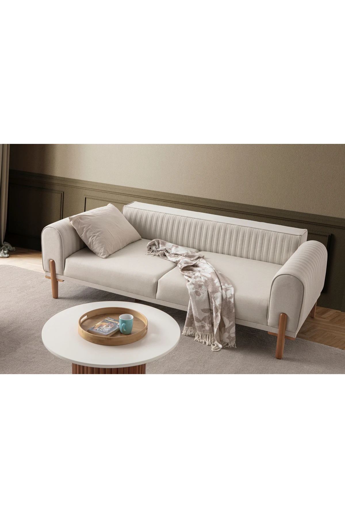 Galata 3+3+1 Koltuk Takımı Krem