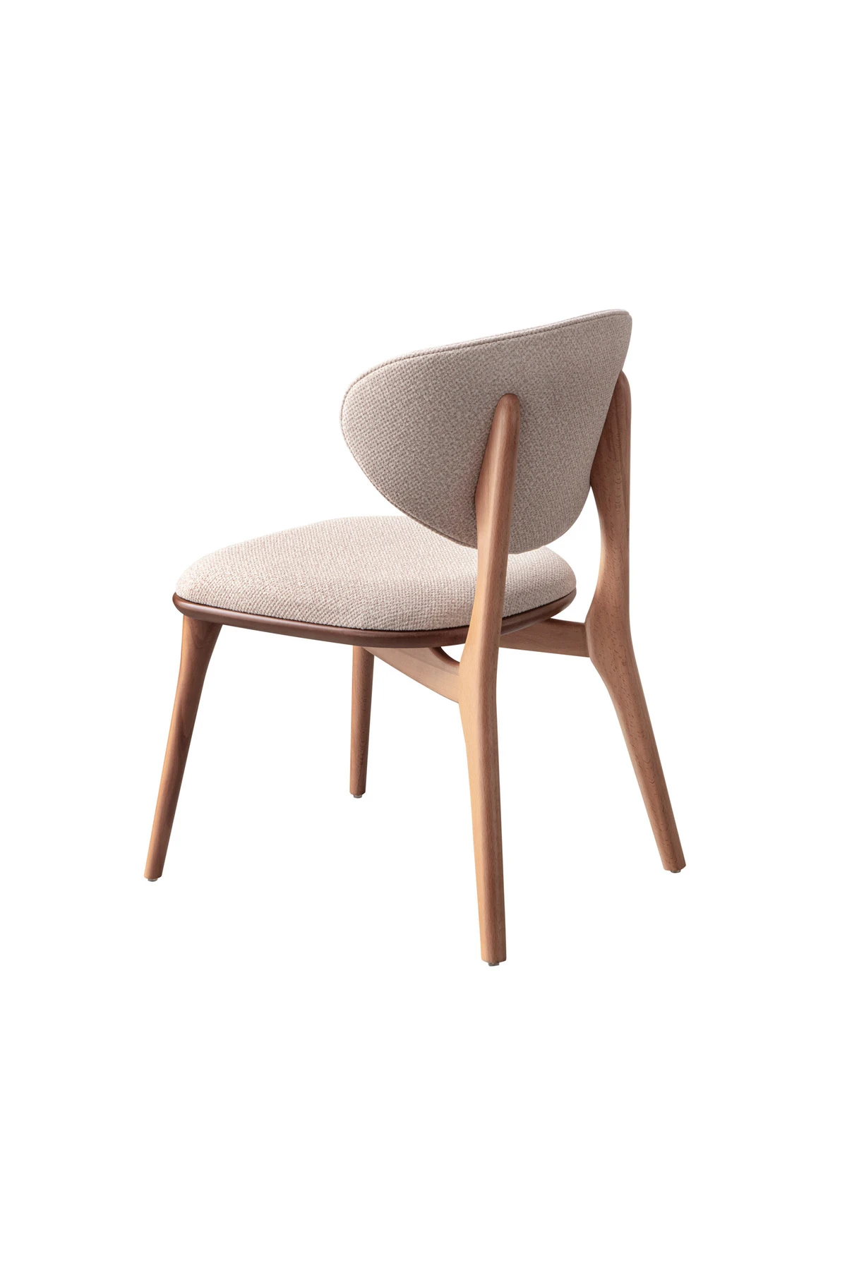 Ahşap Kaplama Oval 4 Sandalyeli Masa Takımı