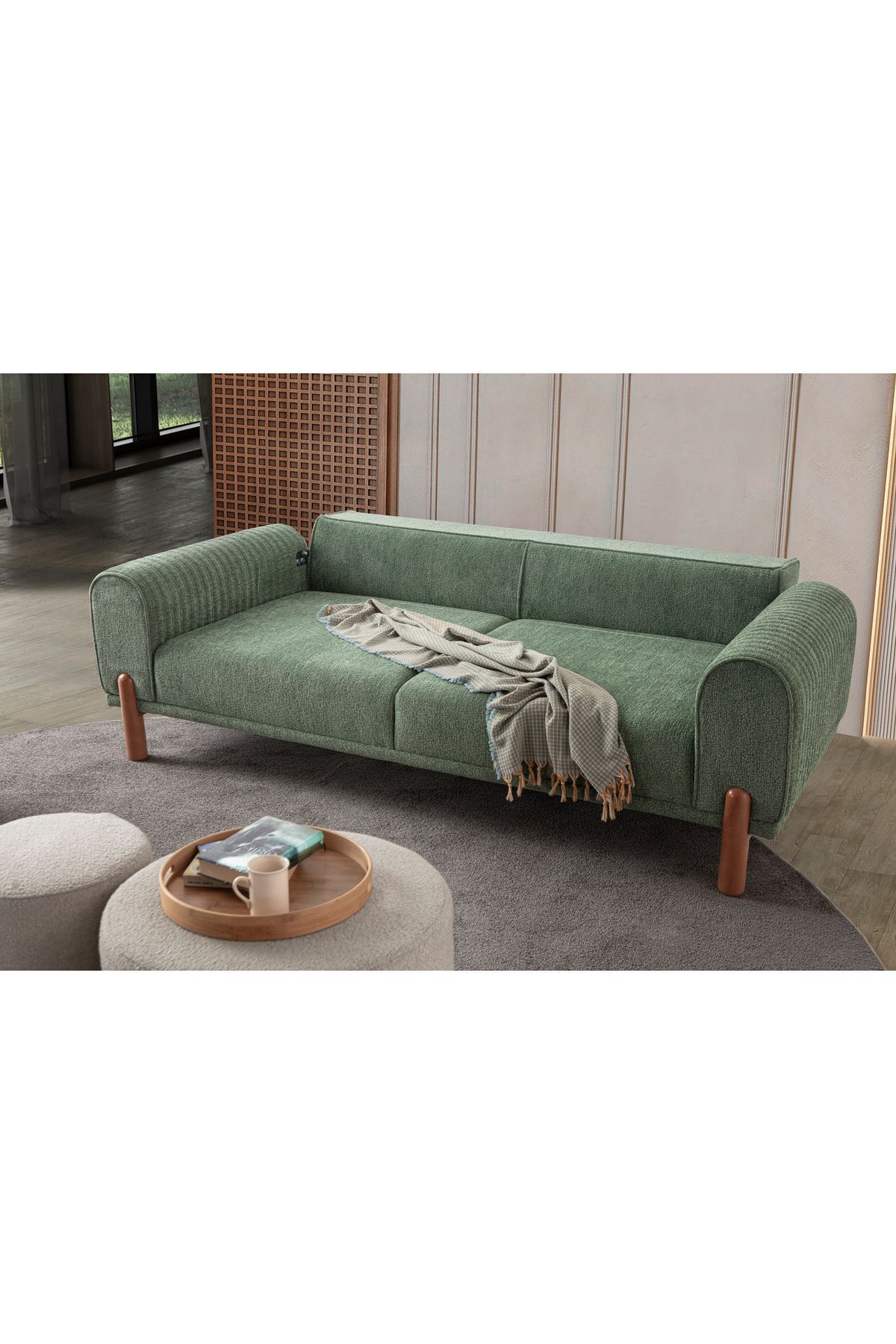 Armoni 3+3+1 Koltuk Takımı Yeşil