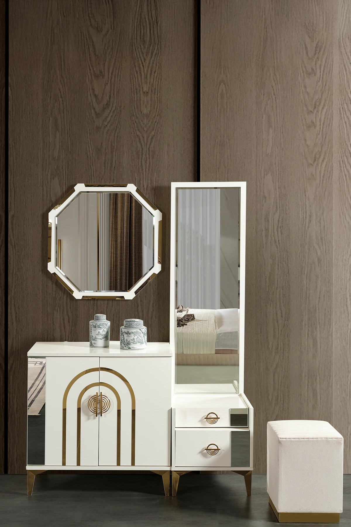 Safir Boy Aynalı Şifonyer